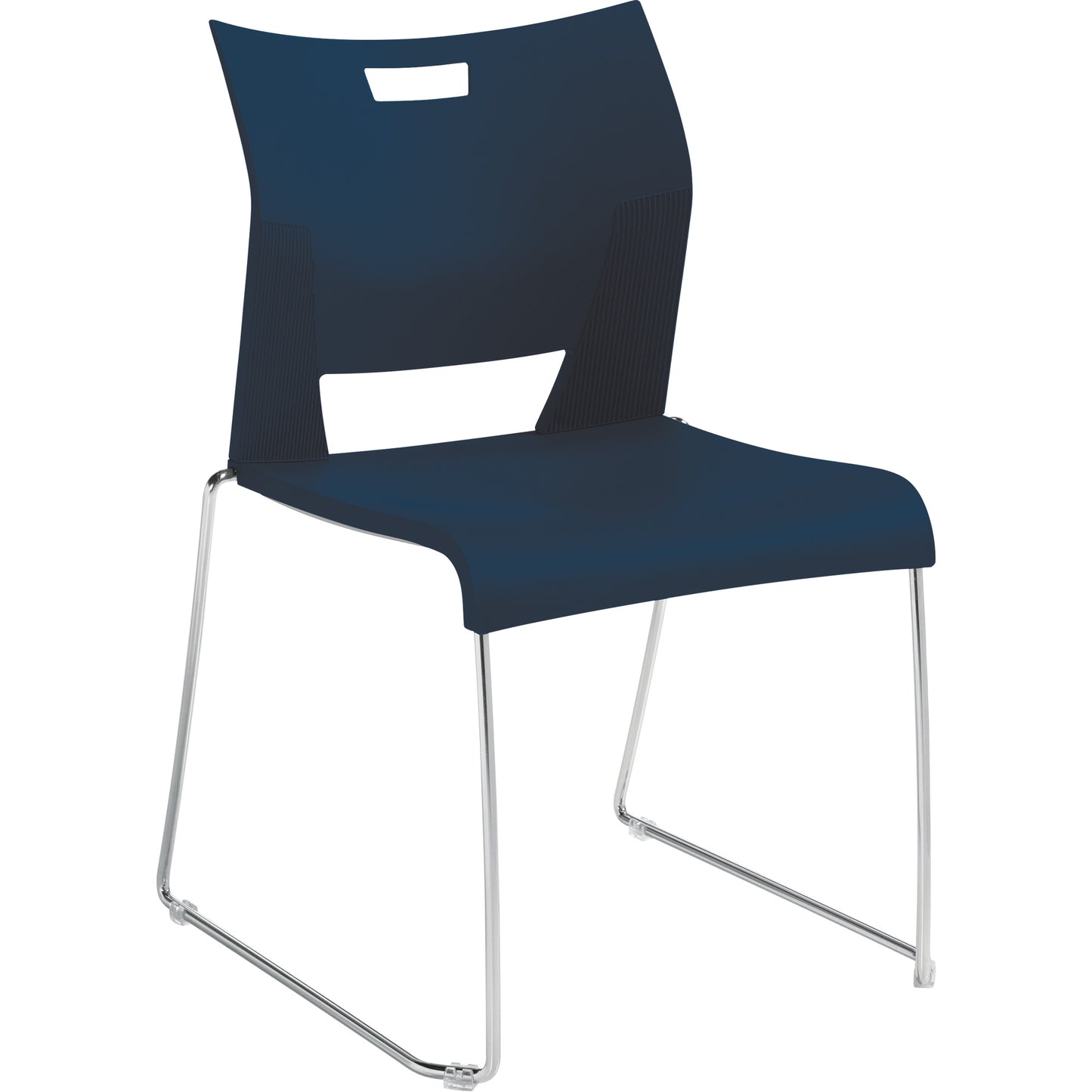 Duet™ Armless Training Chair, Plastic, 33-1/4" High, 350 lbs. Capacity, Blue