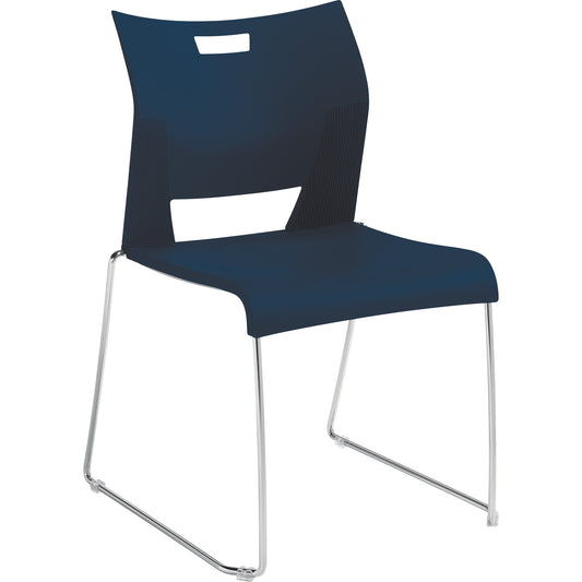 Duet™ Armless Training Chair, Plastic, 33-1/4" High, 350 lbs. Capacity, Blue