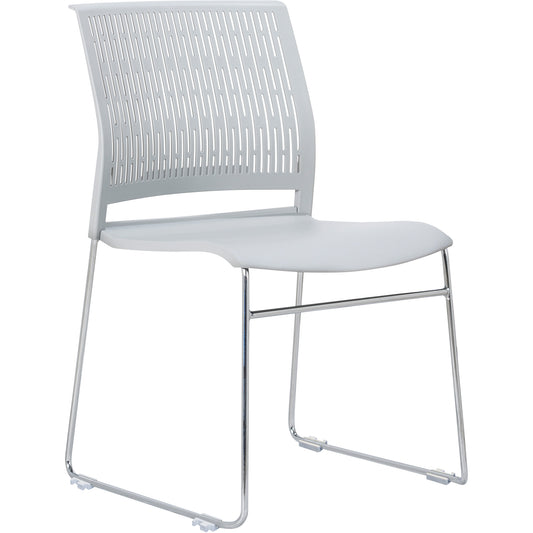 Activ™ Series Stacking Chairs, Polypropylene, 32-3/8" High, 275 lbs. Capacity, Grey