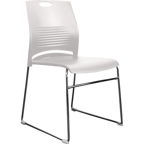 Activ™ Series Stacking Chairs, Plastic, 23" High, 275 lbs. Capacity, White