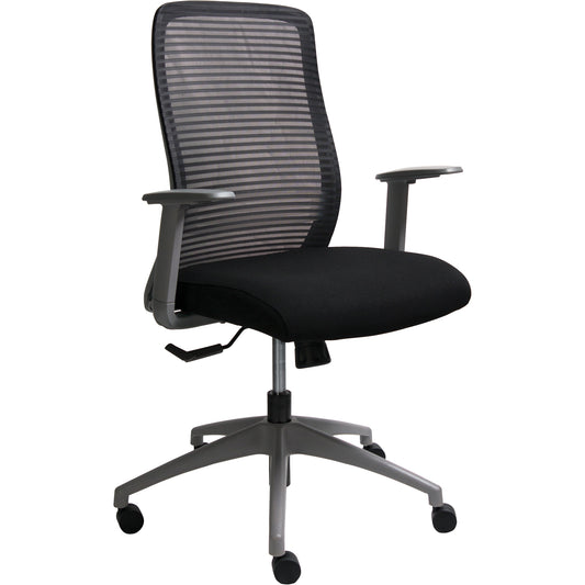 Era™ Series Adjustable Office Chair, Fabric/Mesh, Black, 275 lbs. Capacity