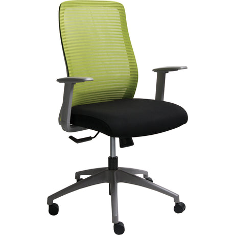 Era™ Series Adjustable Office Chair, Fabric/Mesh, Green, 275 lbs. Capacity