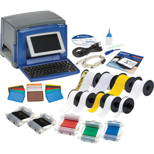 Brady S3100 Sign & Label Printer with Visual Workplace & Lean Kit, 60" Tape, 3 IPS