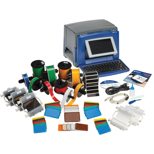 Brady S3100 Sign & Label Printer with Pipe ID Kit, 60" Tape, 3 IPS