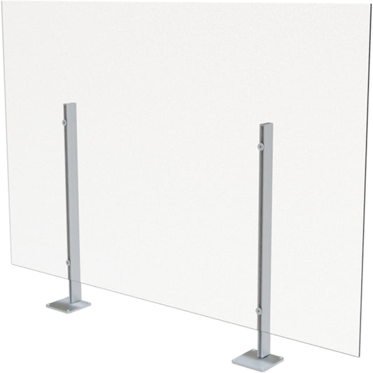 Surface Mount Sneeze Guard, 36" W x 36" H