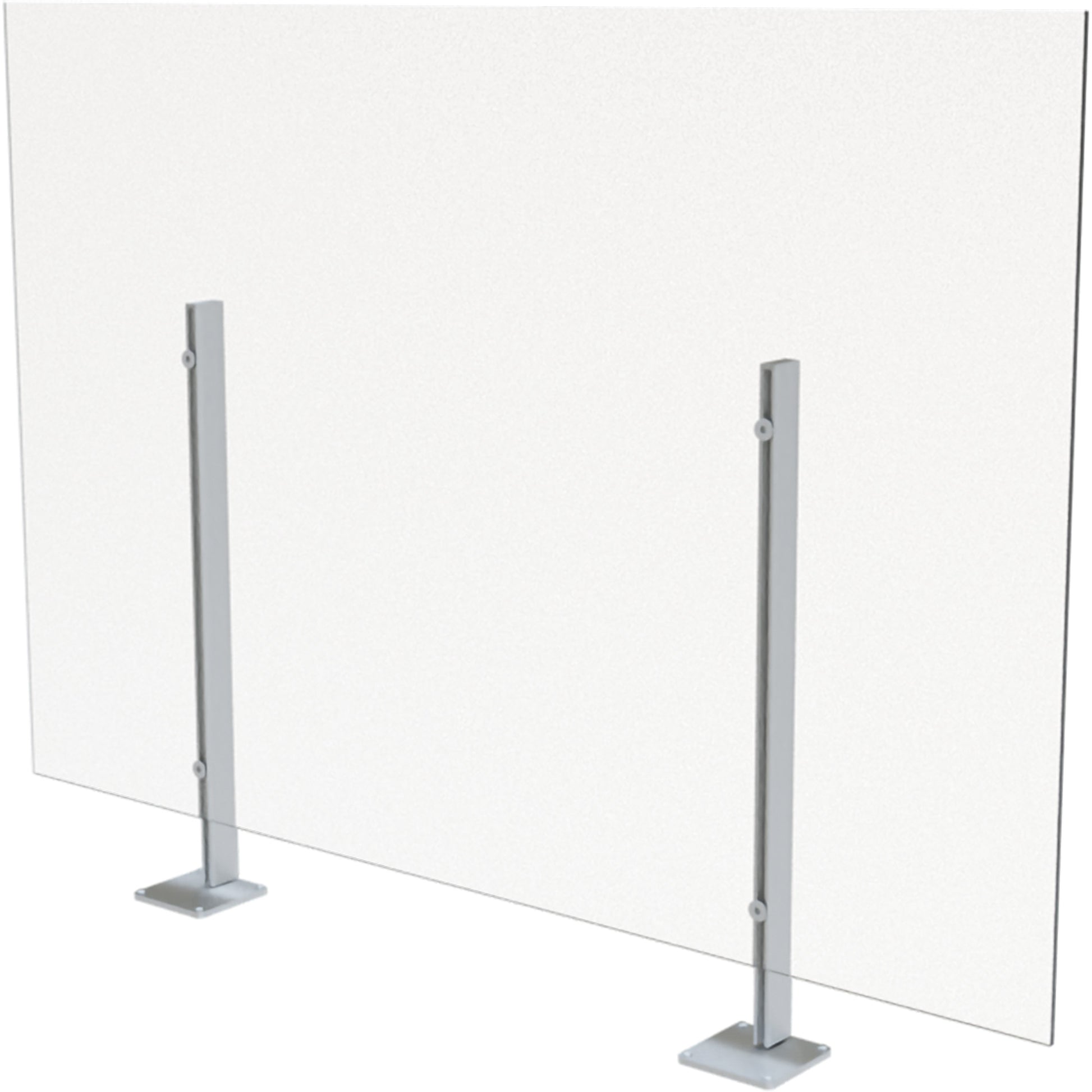 Surface Mount Sneeze Guard, 48" W x 36" H