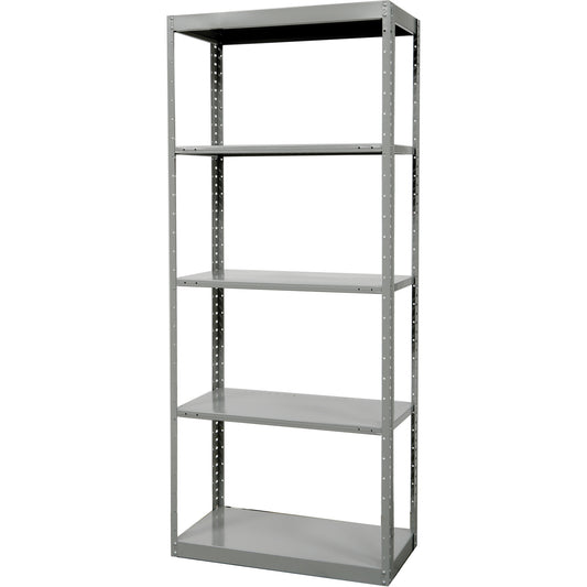 DuraTech Pass-Thru Shelving, Steel, Bolted, 800 lbs. Capacity, 36" W x 87" H x 12" D