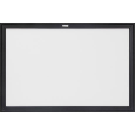 Black MDF Frame Whiteboard, Dry-Erase/Magnetic, 36" W x 24" H