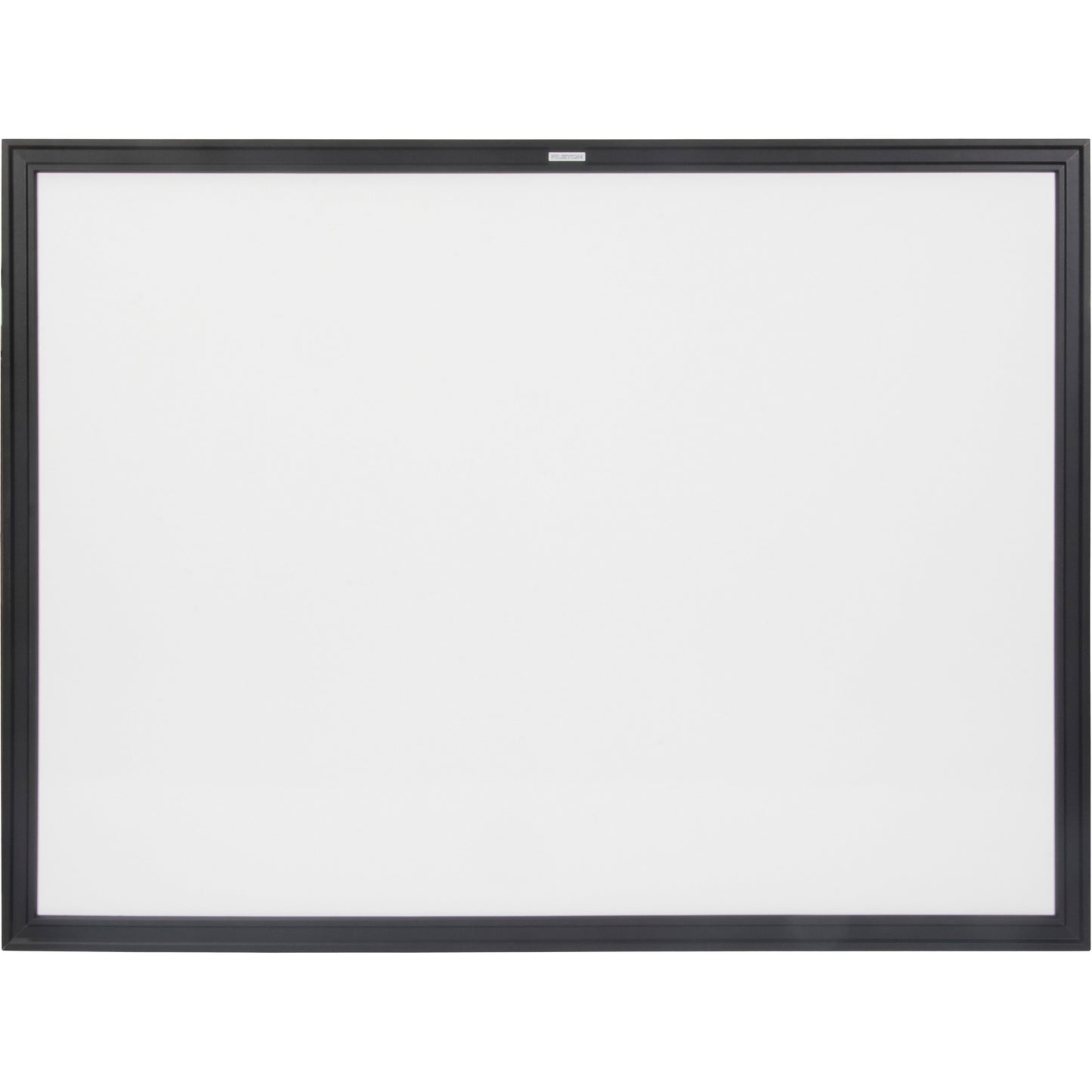 Black MDF Frame Whiteboard, Dry-Erase/Magnetic, 48" W x 36" H