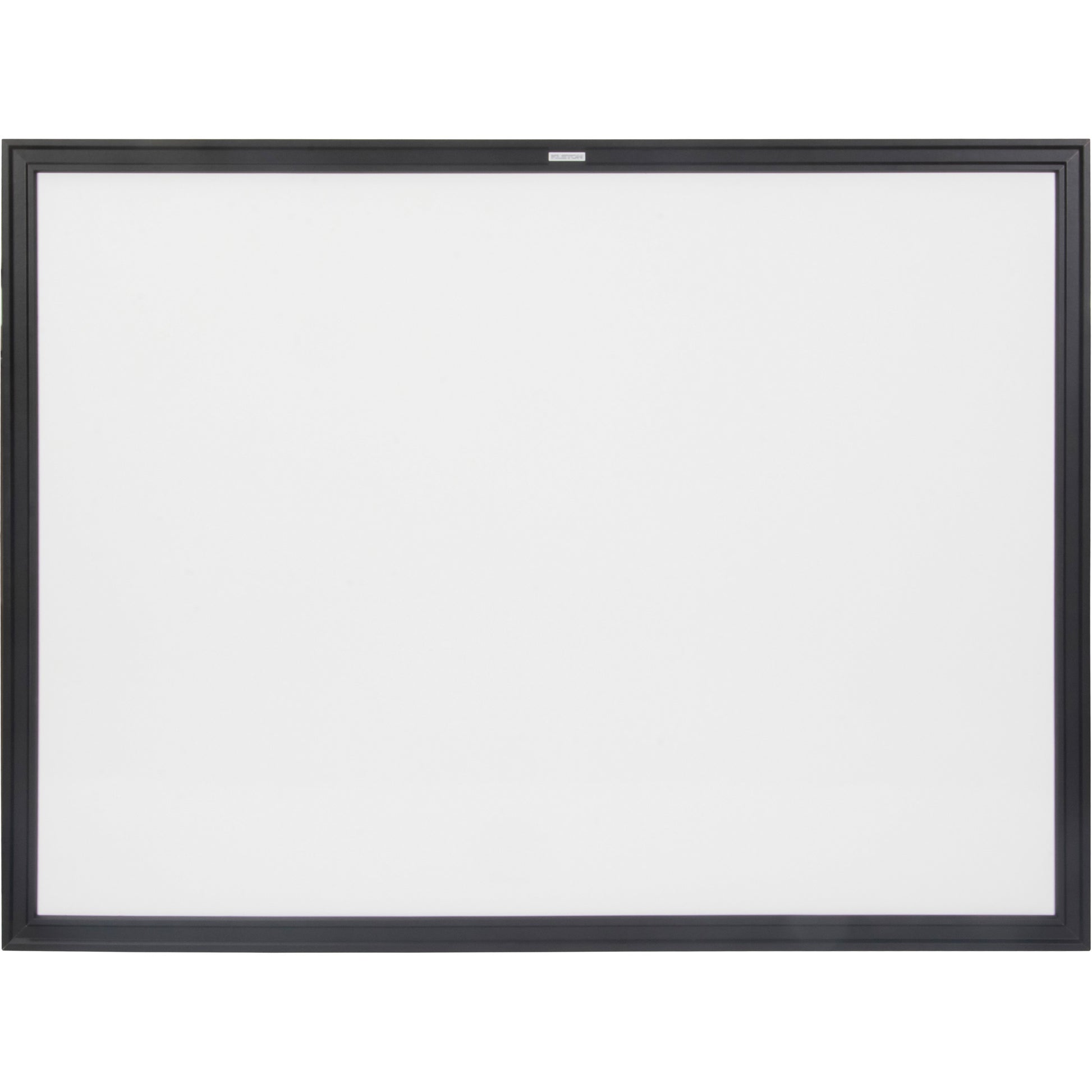 Black MDF Frame Whiteboard, Dry-Erase/Magnetic, 48" W x 36" H