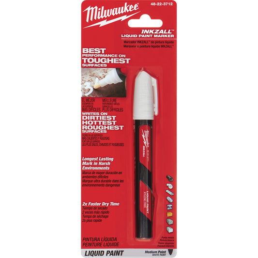 Inkzall™ Paint Marker, Liquid, White