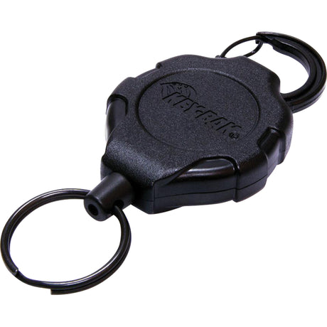 Ratch-It Locking Keychain, Plastic, 48" Cable, Carabiner Attachment