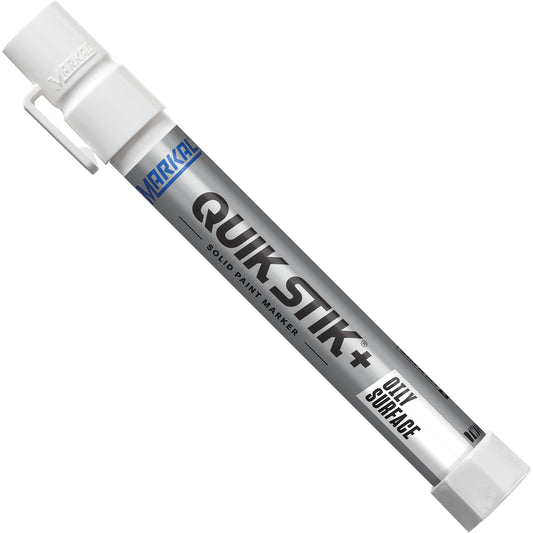 Quik Stik®+ Oily Surface Paint Marker, Solid Stick, White
