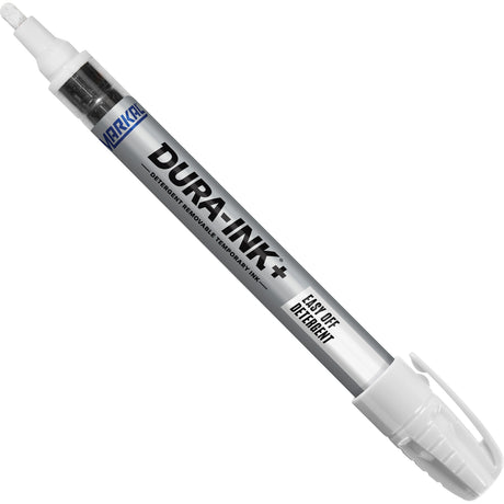 Dura-Ink+ Easy Off Detergent Paint Marker, Solid Stick, White