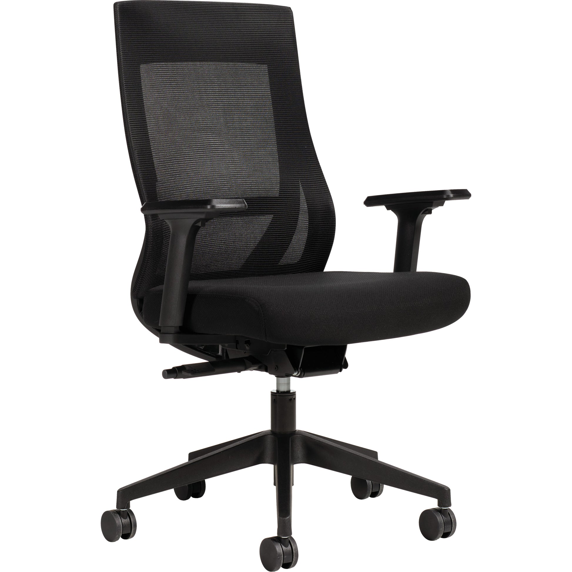 Zim High-Back Weight-Sensing Synchro-Tilter, Mesh, Black