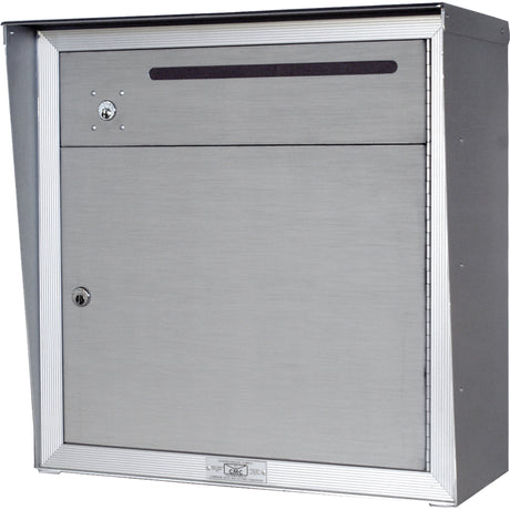 Collection Box, Wall -Mounted, 12-3/4" x 16-3/8", 2 Doors, Aluminum