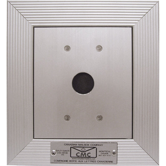Full-Recessed Key Keeper Box, Wall -Mounted, 4-9/16" x 4", Aluminum