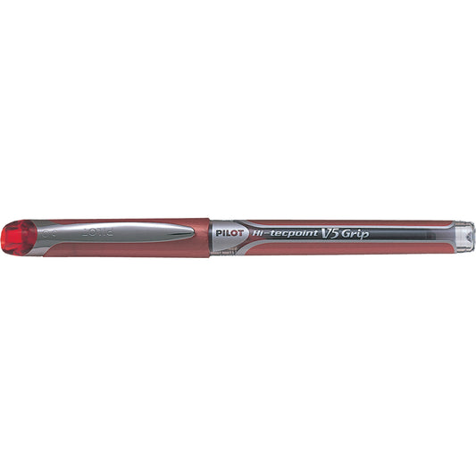 Hi-Tecpoint Grip Pen, Red, 0.5 mm