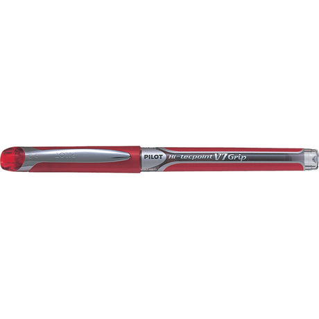 Hi-Tecpoint Grip Pen, Red, 0.7 mm