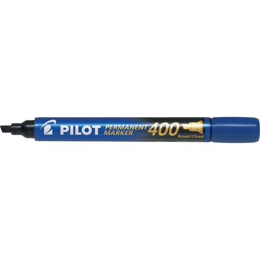 400 Permanent Marker, Chisel, Blue