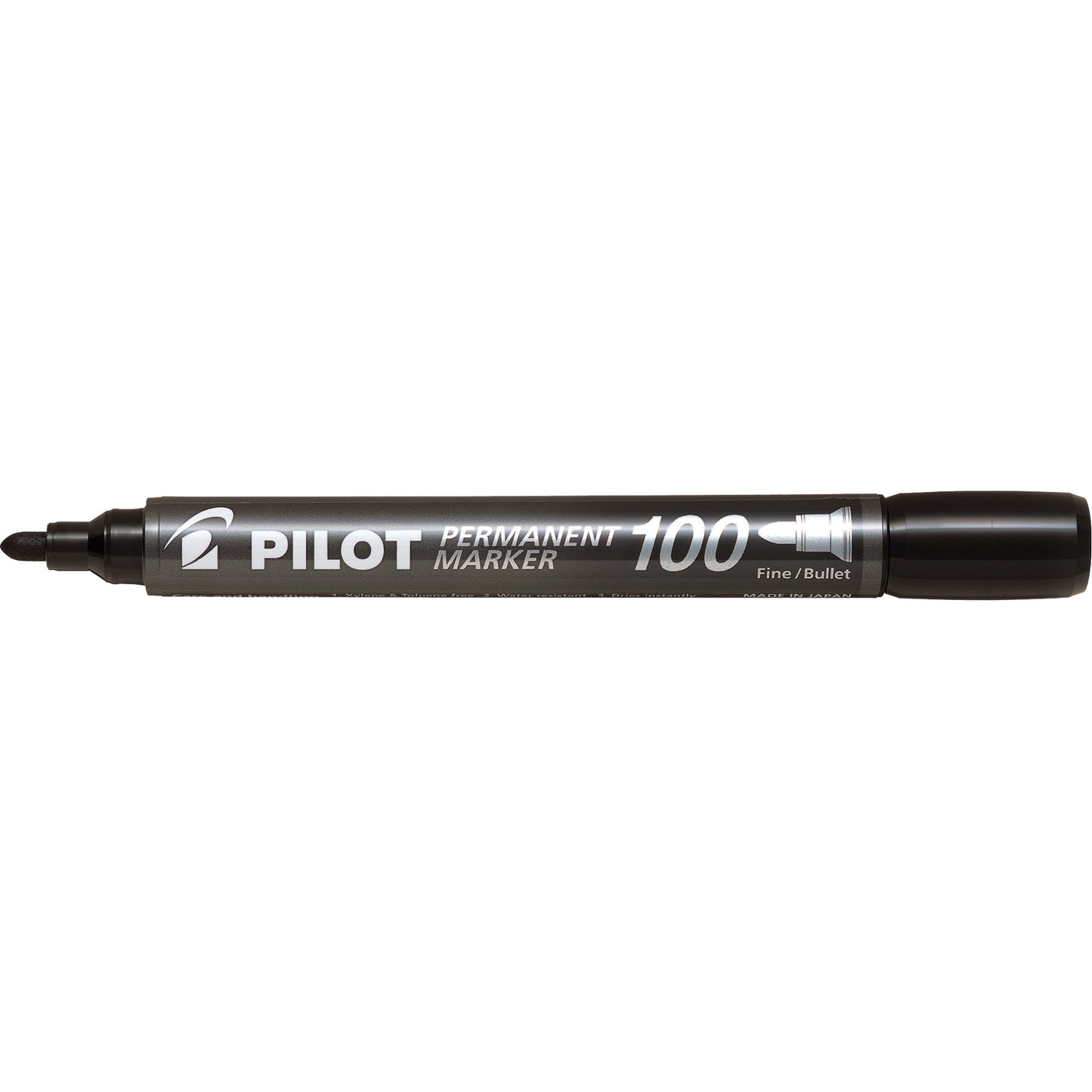 Pilot 100 Permanent Marker, Bullet, Black
