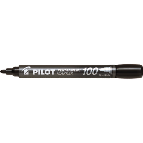 Pilot 100 Permanent Marker, Bullet, Black