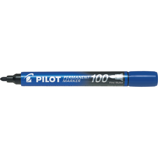 Series 100 Permanent Marker, Bullet, Blue