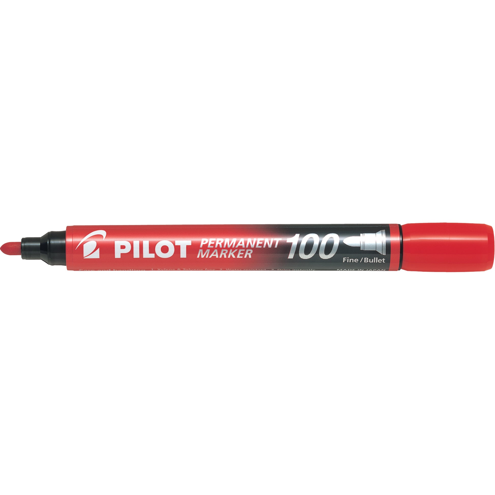 Series 100 Permanent Marker, Bullet, Red