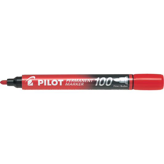 Series 100 Permanent Marker, Bullet, Red