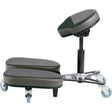 STAG4 Adjustable Kneeling Chair, Vinyl, Black/Grey