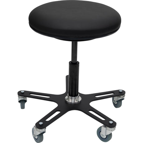 OmniStool Industrail Stool, Vinyl, 280 lbs. Capacity