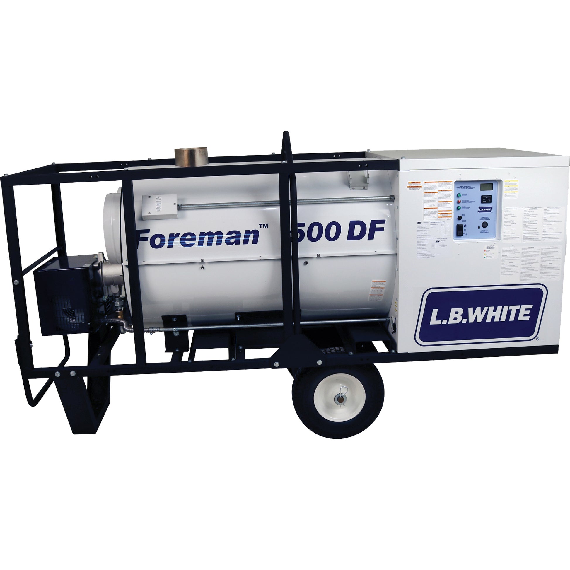 Foreman® 500 Indirect-fired Portable Heater, Radiant Heat, Natural Gas, 500000 BTU/H