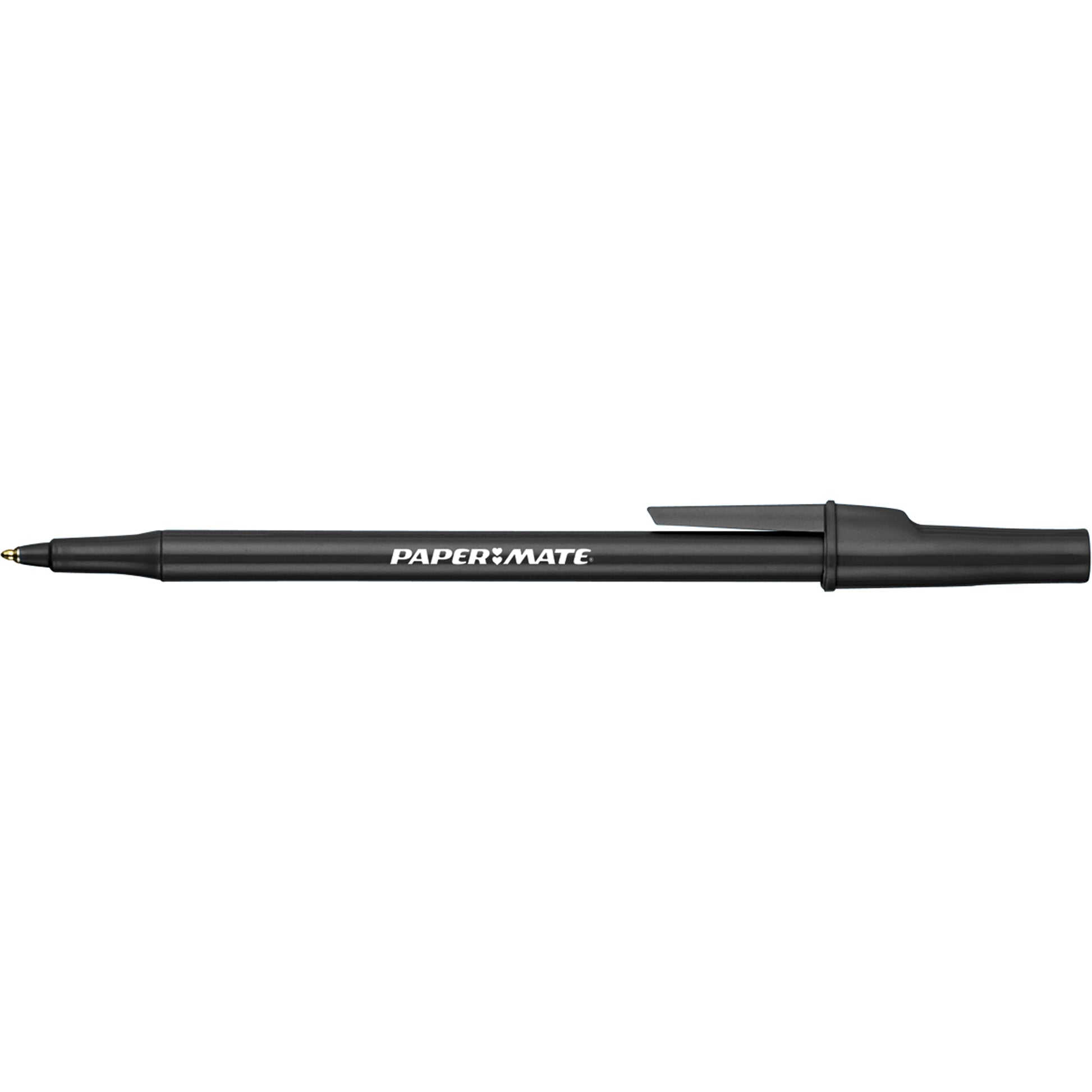 Ballpoint Pens, Black, 1 mm