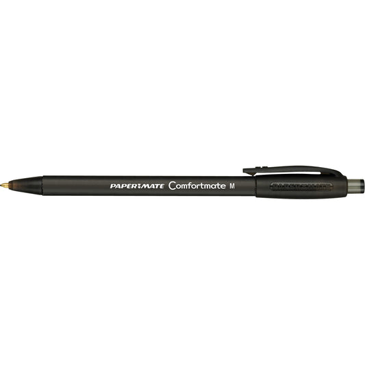 ComfortMate Pen, Black, 1 mm, Retractable