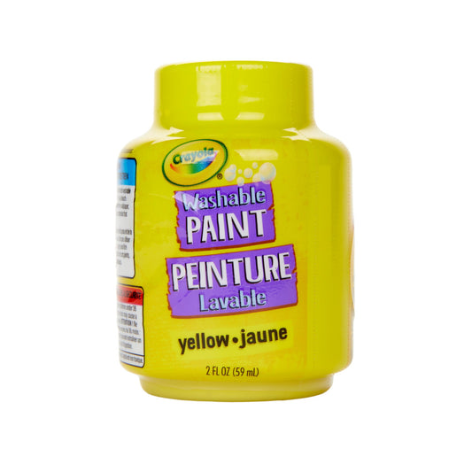 Crayola Washable Paint 2 Ounces, Yellow (Case of 12)
