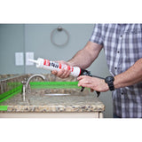 LePage® 2in1 Seal & Bond Sealant - Indoor Caulking for Kitchen, Bathroom Sink & Shower, Flexible & Water Resistant - 295 ml Cartridge, Clear, 1 Pack LePage