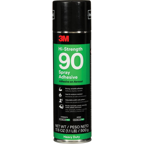 90 High Strength Adhesive, Clear, Aerosol Can