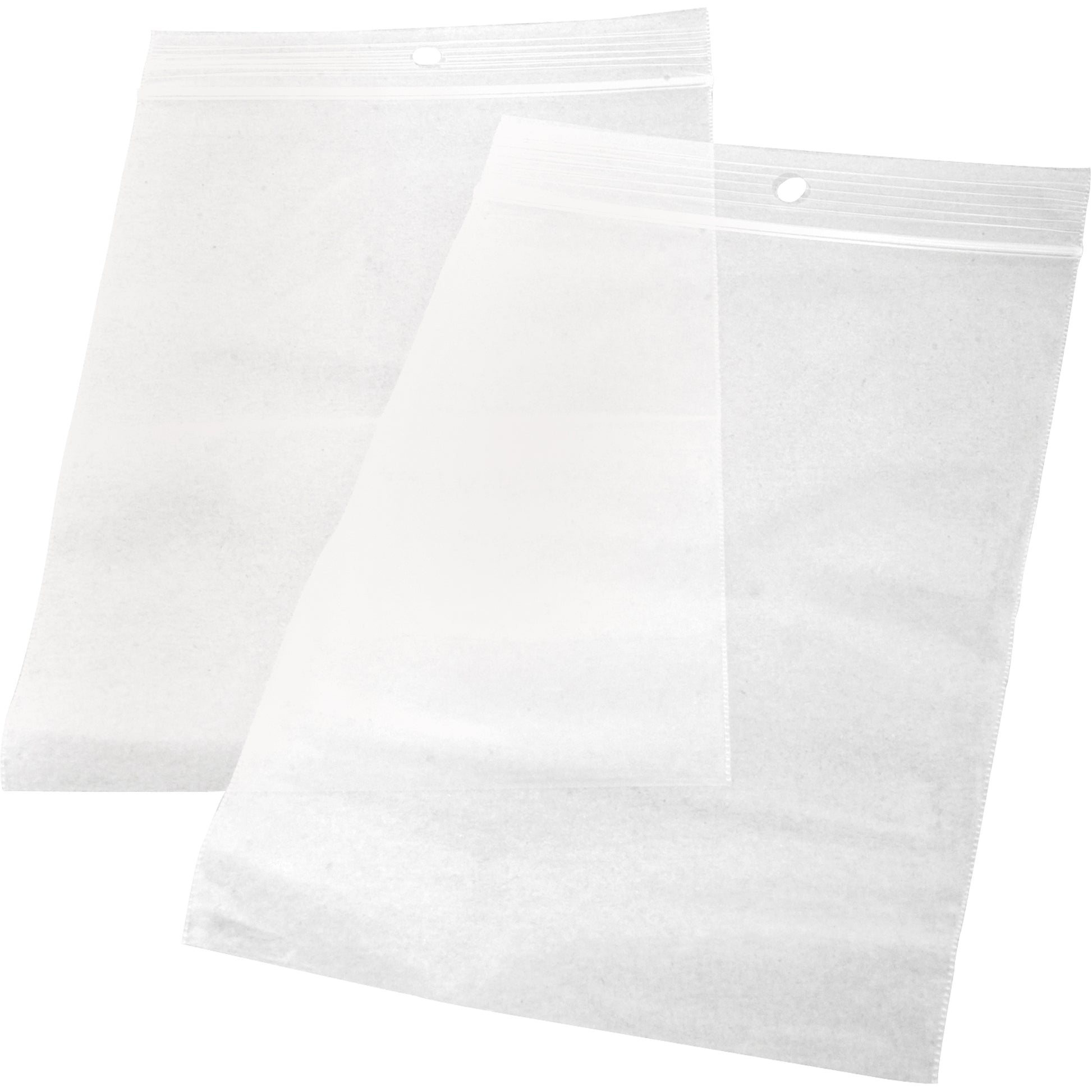 Zipper Storage Bags, Reclosable, 20" x 20", 2 mils