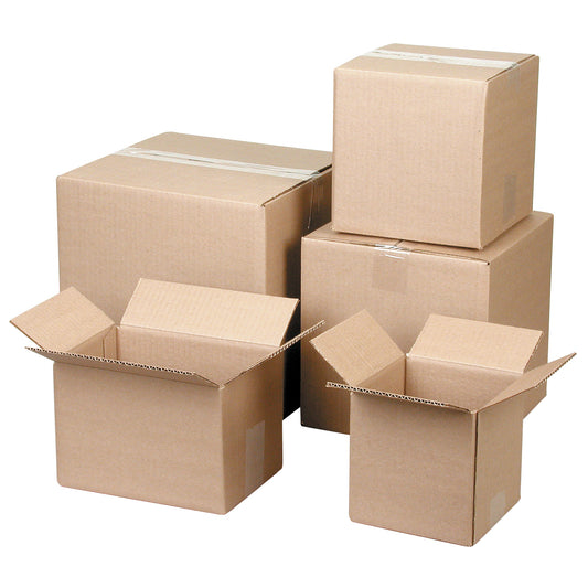 Corrugated Box, 20" W x 20" L x 20" H, Flute C