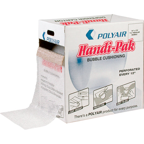 Handi-Pak Bubble Sheet Dispenser, 175' x 12", Bubble Size 3/16"