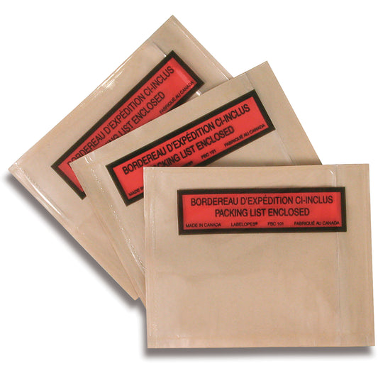 Packing List Envelopes, 5-1/2" L x 4-1/2" W