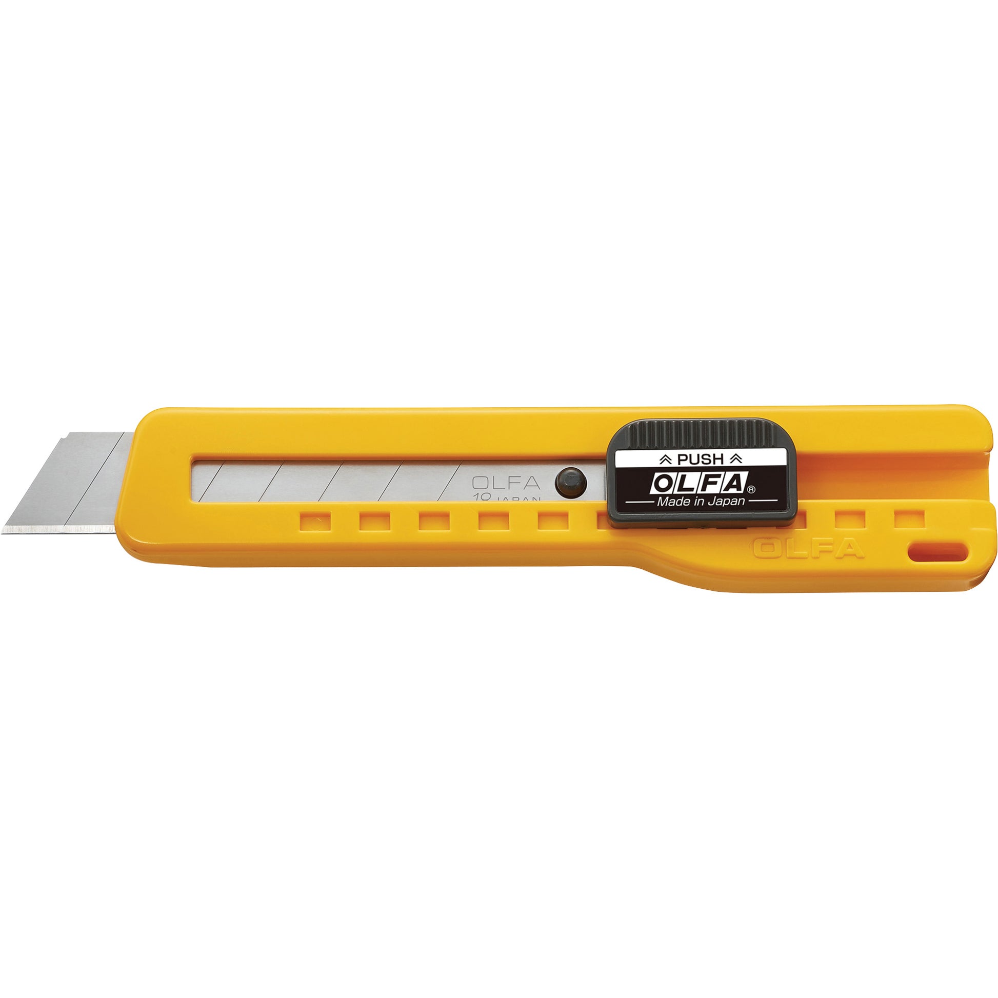 Slide-Lock Knife, 18 mm, Silver, Heavy-Duty, Plastic Handle