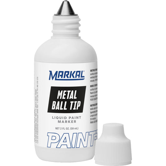 Paint-Riter® Metal Ball Tip, Liquid, Black