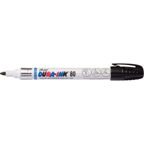 Dura-Ink® 80 Permanent Marker, Medium, Black