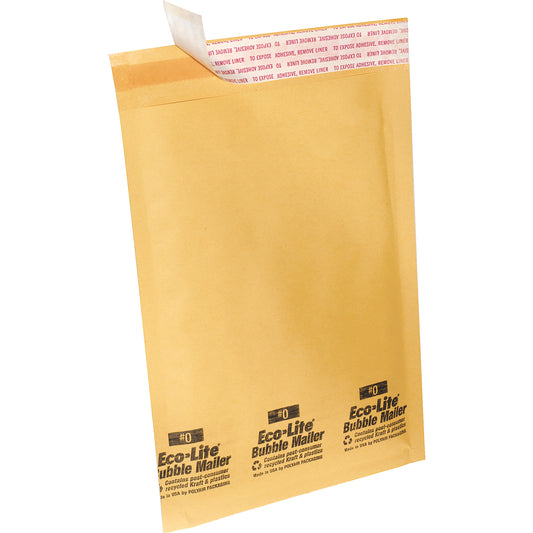 Ecolite Bubble Shipping Mailers, 7-1/4" W x 12" L