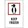 "Keep Frozen" Special Handling Labels, 6" L x 4" W, Red on White