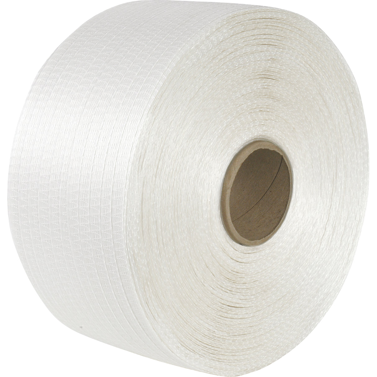 Woven Cord Strapping, Polyester Cord, 1/2" W x 3900' L, Manual Grade