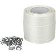 Woven Cord Strapping, Polyester, 1/2" W x 750' L
