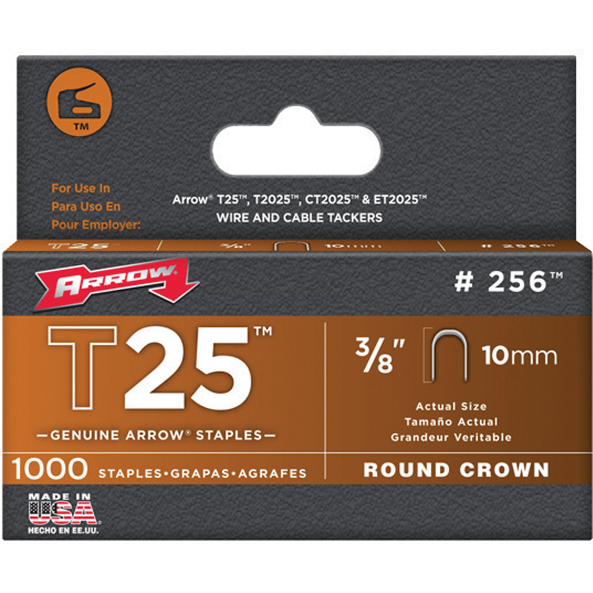 Staples, 16 Gauge, 3/8" Wide Crown, 10 mm Long