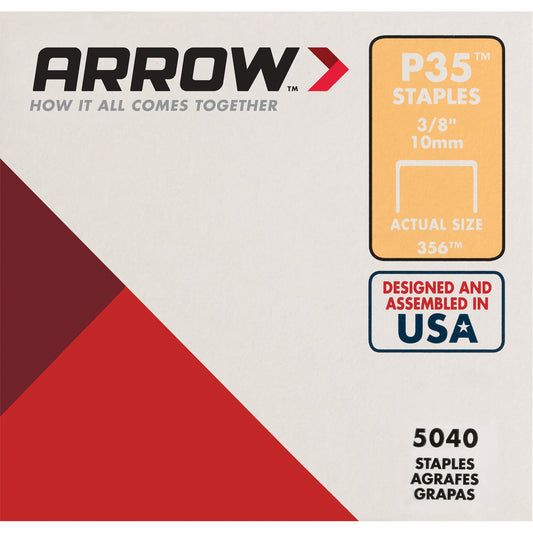 Plier-Type Staples, 16 Gauge, 3/8" Wide Crown, 9.52 mm Long